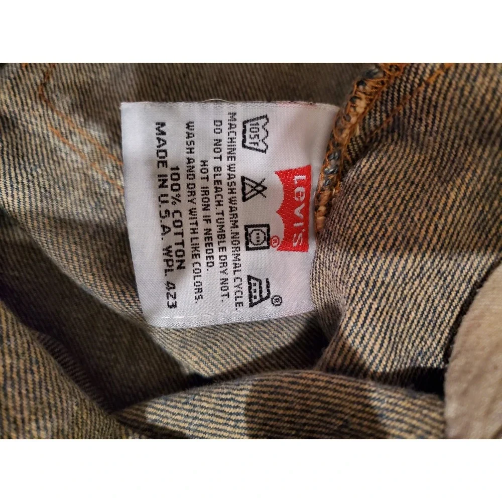 Vintage Levi's 501 Jeans Men's 38x30 Made in USA Button Fly Blue Denim Classic